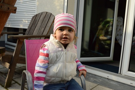 Greta in her Pink Chair3